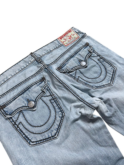 Vintage True Religion Y2K Baggy/Flared Jeans (M)