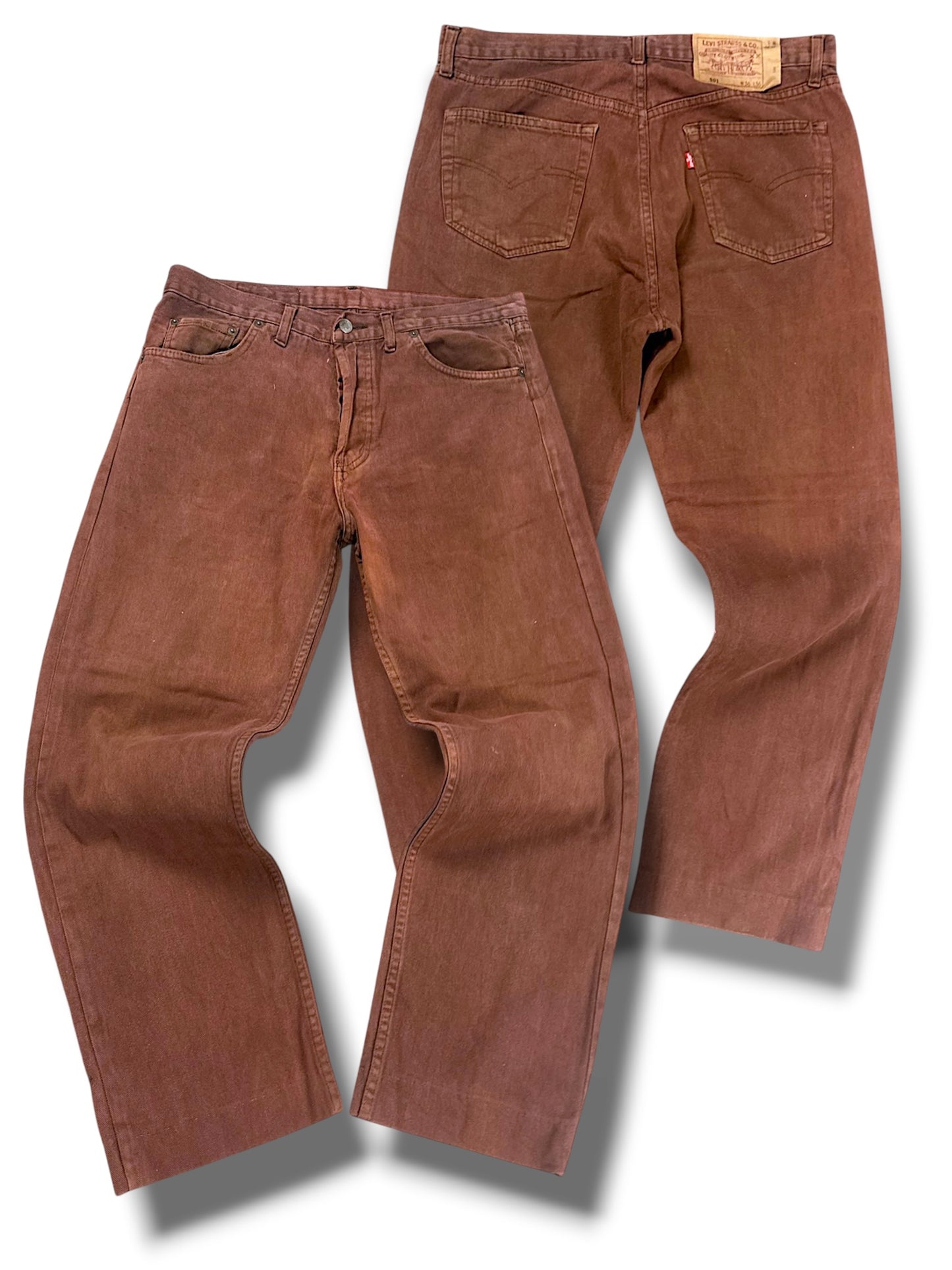 Vintage Levi‘s Y2K Straight Leg Jeans „501“ (S)