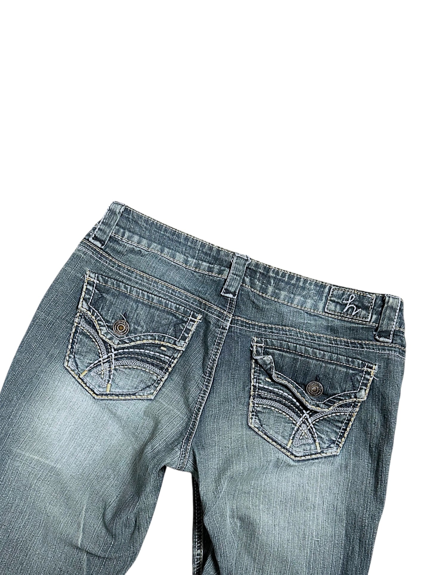 Vintage Hydraulic Y2K Low Waist Bootcut / Flared Damenjeans (M)