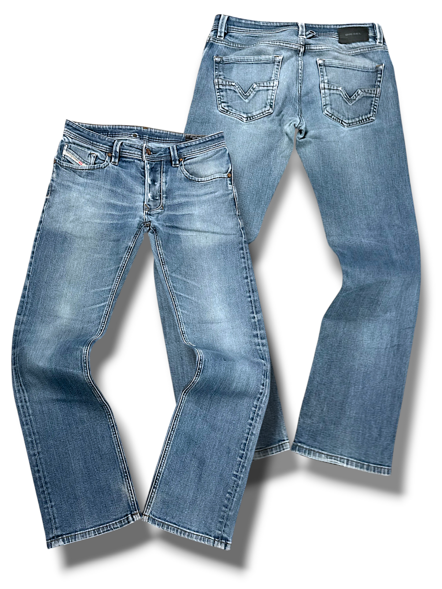 Vintage Diesel Y2K Straight Leg Jeans „LARKEE“ (M)
