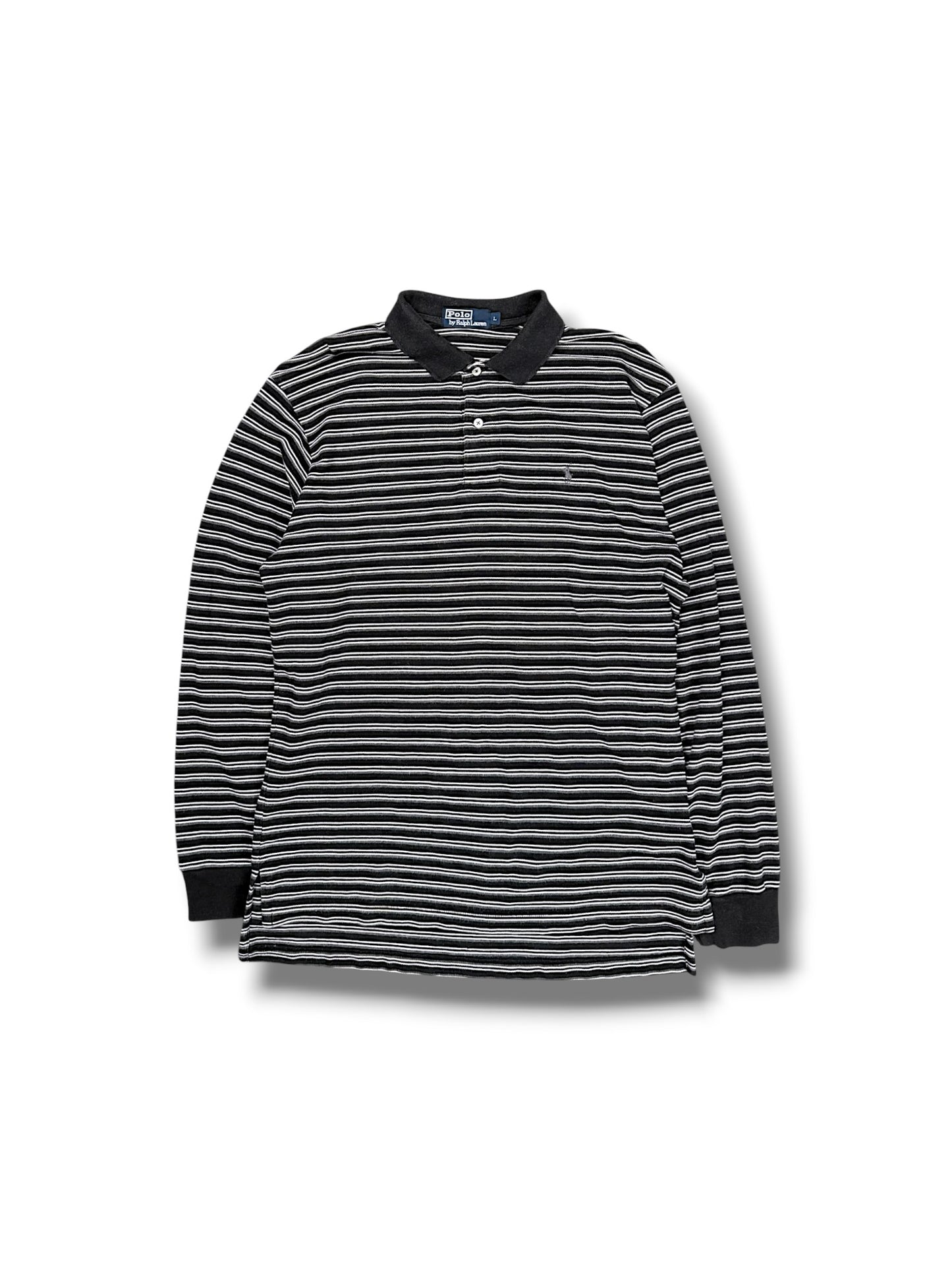 Vintage Ralph Lauren Y2K Langarm Polo (L)