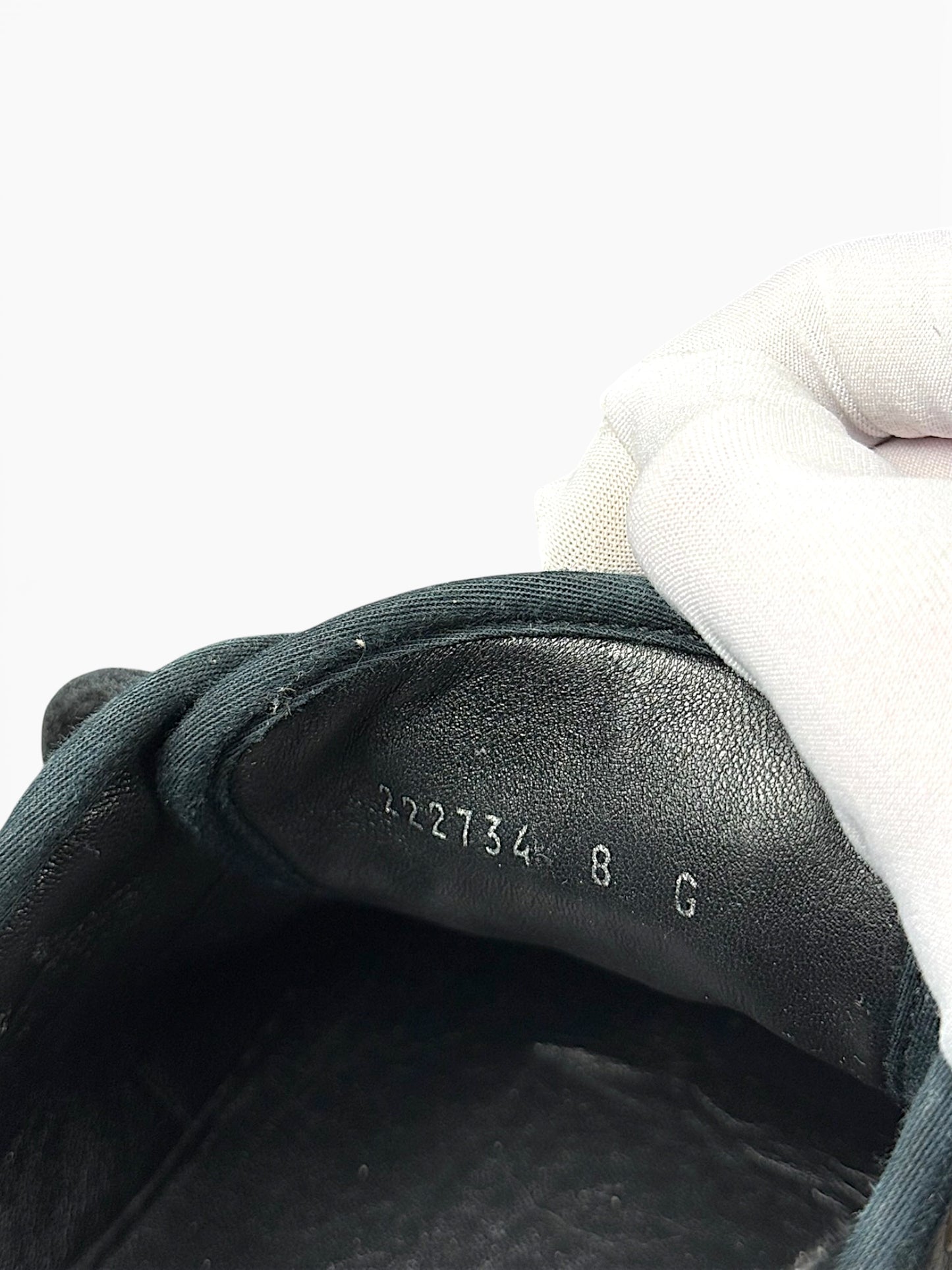 Vintage Gucci Canvas Low-Top Schuhe (42)