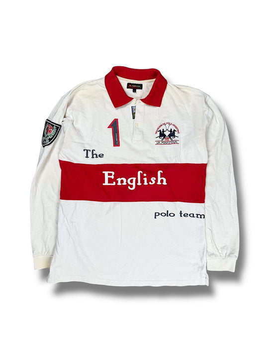 Vintage La Martina Y2K Langarm Polo (L)