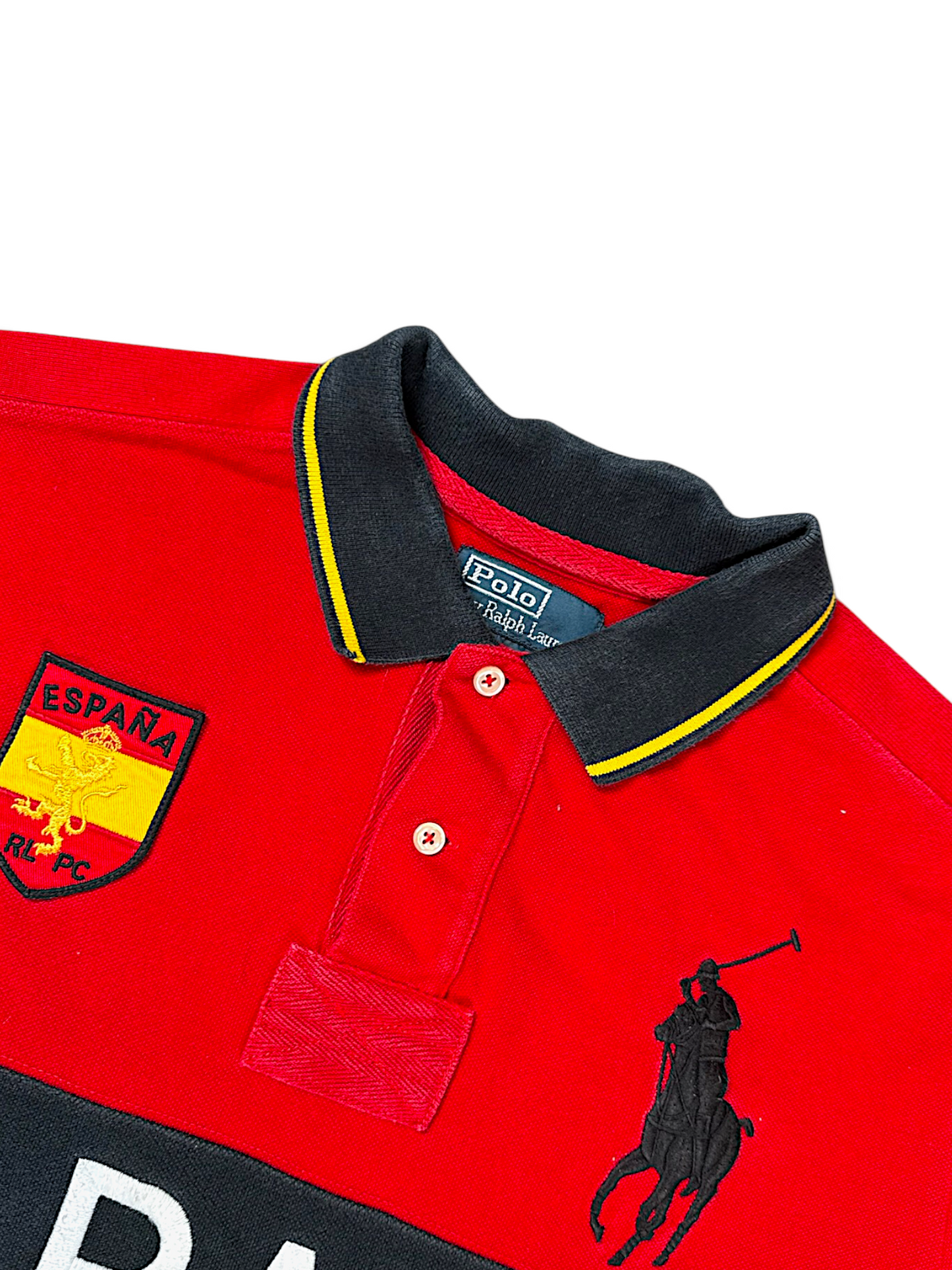 Vintage Ralph Lauren Y2K „Spain“ Polo (L)