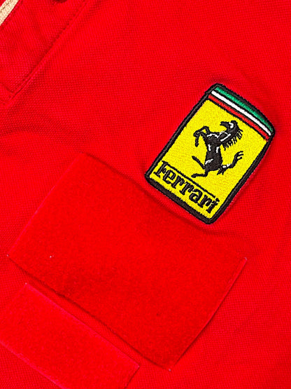 Vintage Ferrari Y2K Langarmpolo (M)