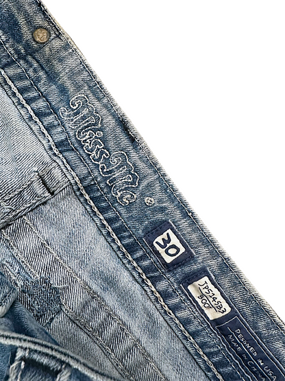 Vintage Miss Me Y2K Low Waist Bootcut Damenjeans (L)