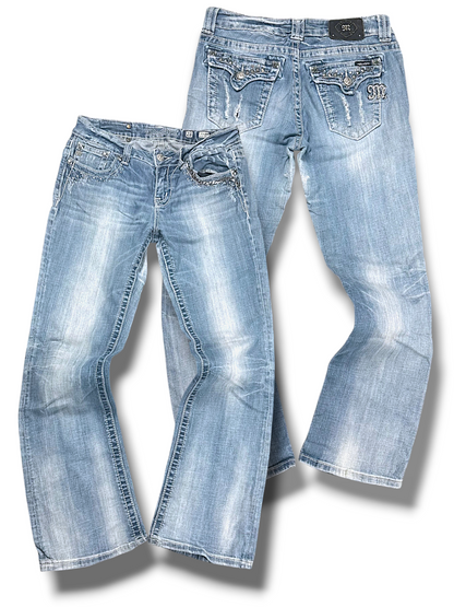 Vintage Miss Me Y2K  Bootcut / Flared Damenjeans (M)