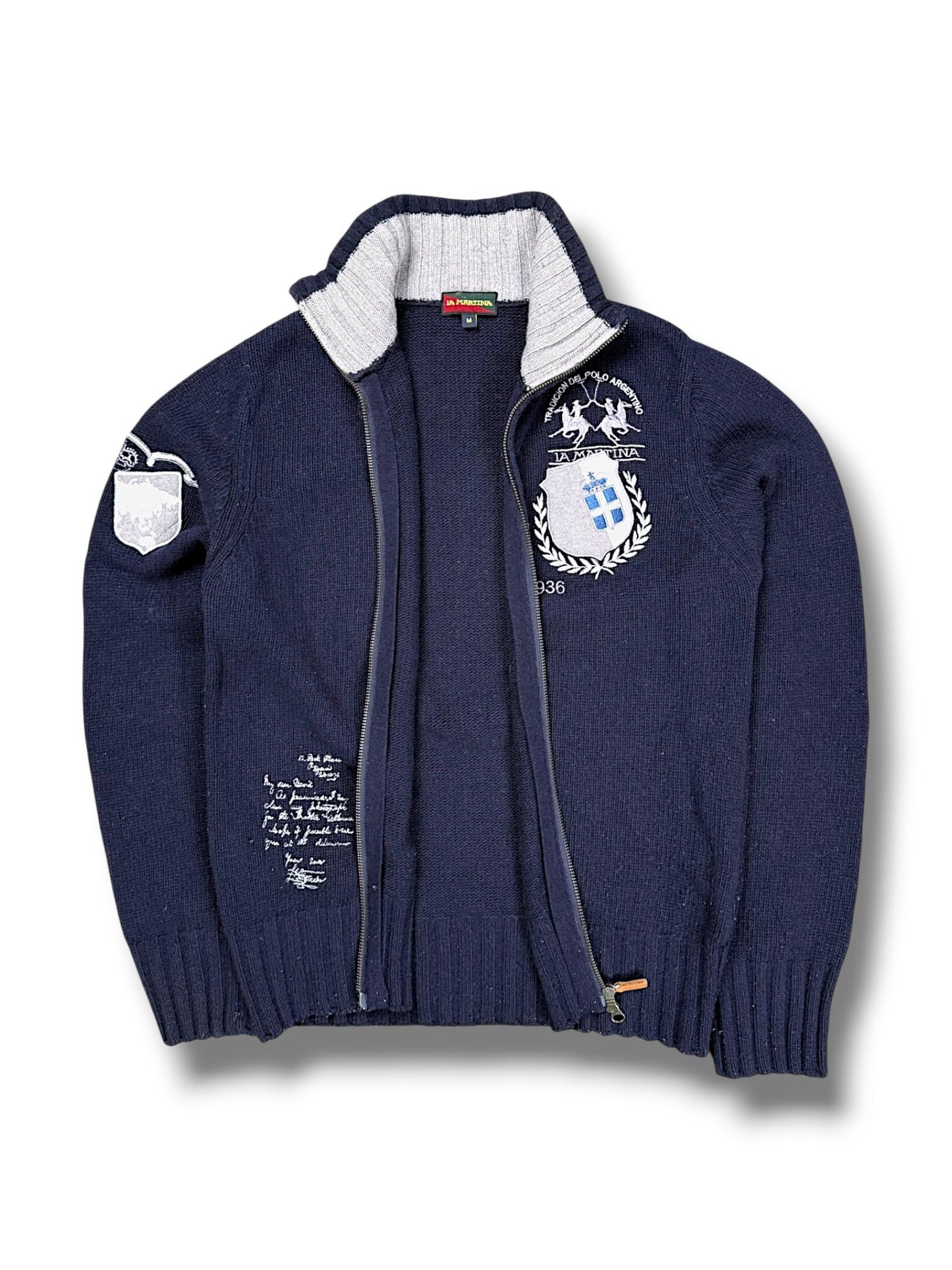 Vintage La Martina Y2K Zip-Pullover (M)