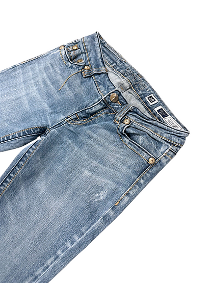 Vintage Miss Me Y2K Low Waist Bootcut / Flared Damenjeans „Sunny Boot“ (S)