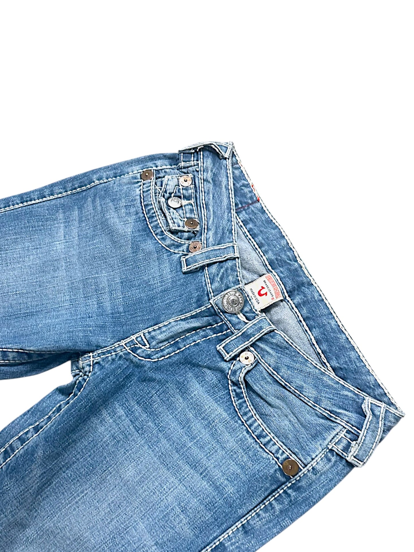 Vintage True Religion Y2K Bootcut/Flared Damenjeans (S)