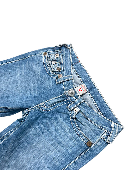 Vintage True Religion Y2K Bootcut/Flared Damenjeans (S)