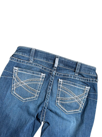 Vintage Y2K Low Waist Bootcut / Flared Damenjeans (M)