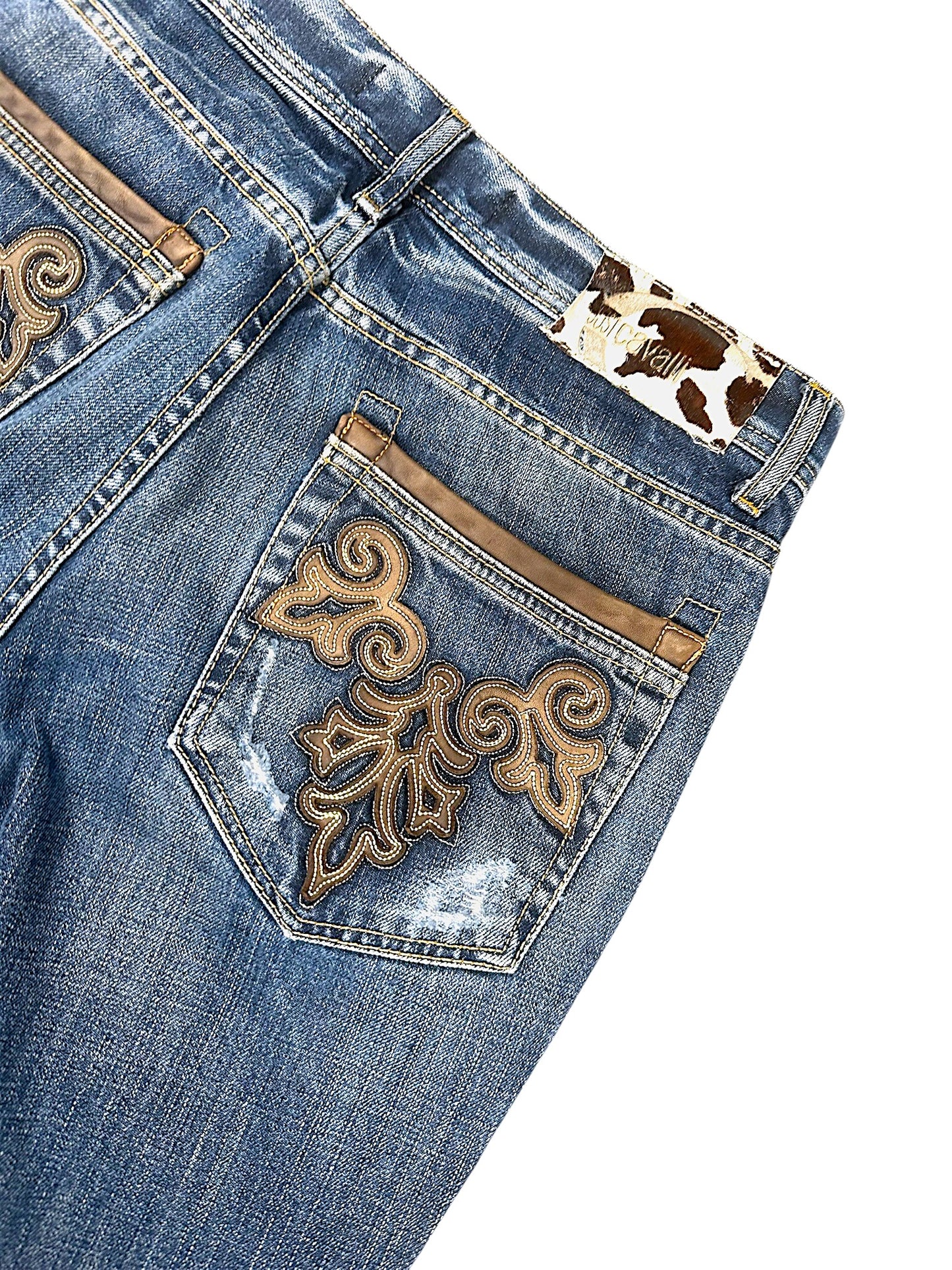 Vintage Cavalli Y2K Straight Leg Jeans (S)