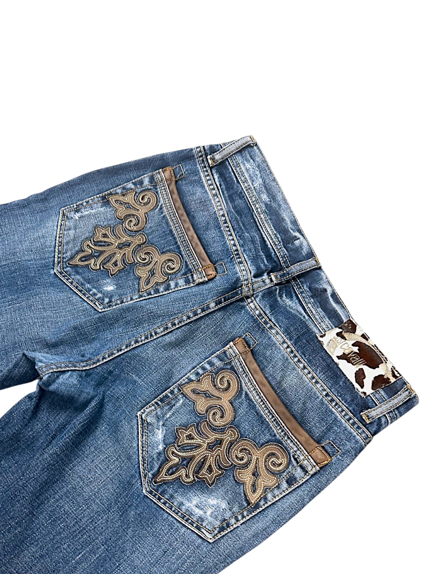 Vintage Cavalli Y2K Straight Leg Jeans (S)