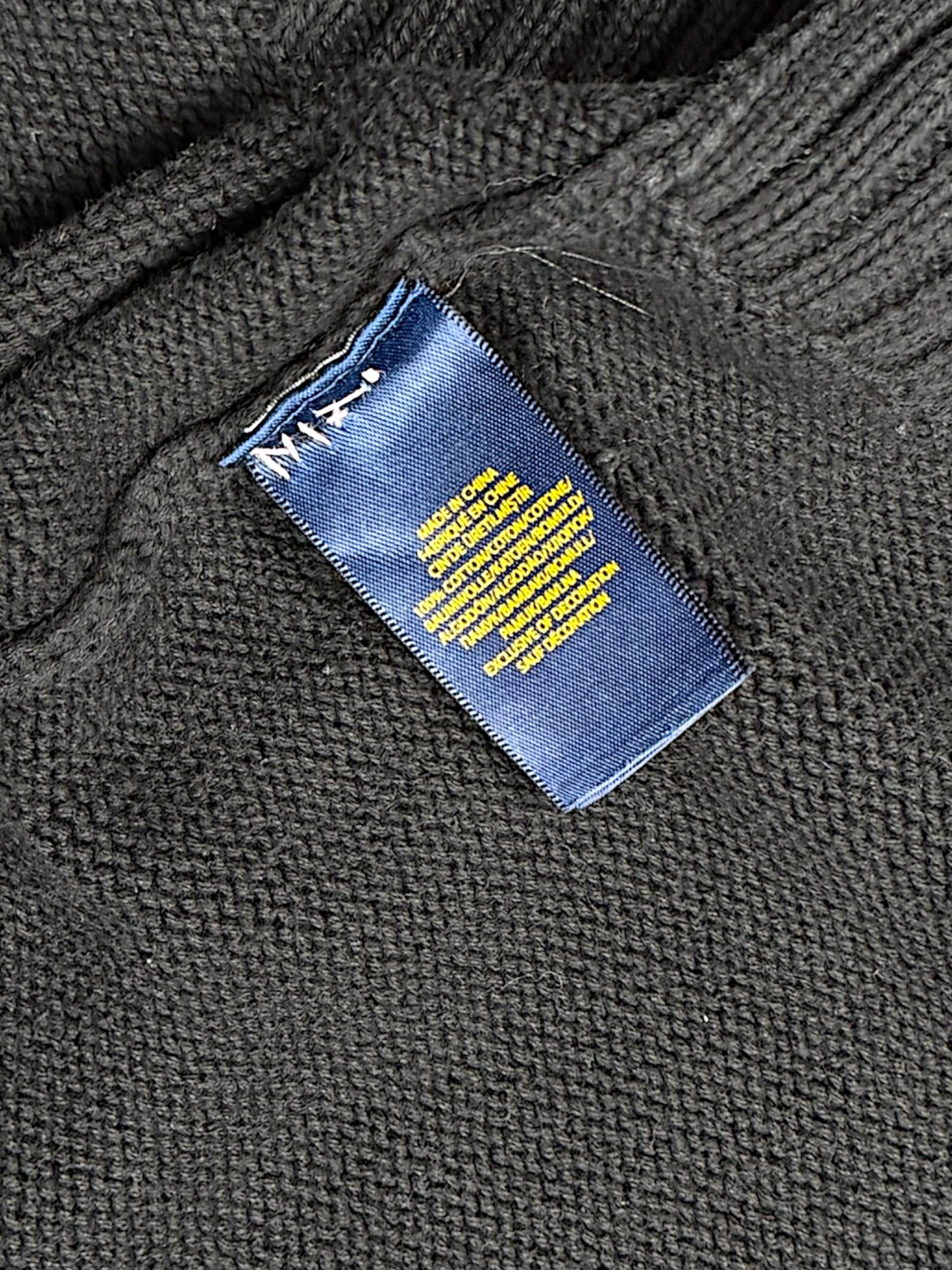 Vintage Ralph Lauren Y2K „Big Pony“ Zip-Pullover (XS)
