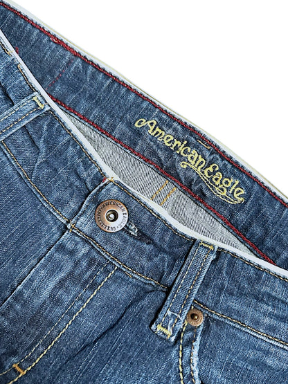 Vintage American Eagle Y2K Low Waist Bootcut / Flared Damenjeans (M)