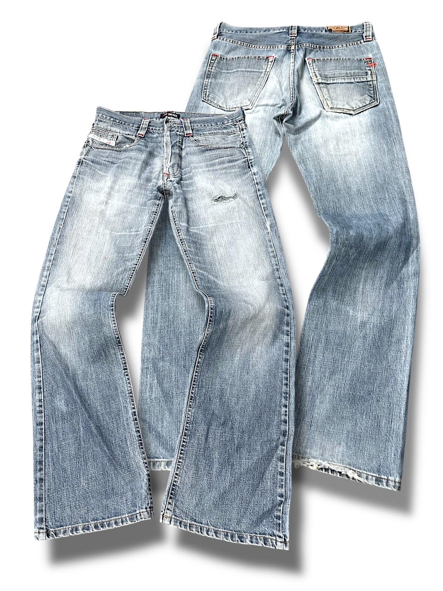 Vintage Diesel Y2K Flared Jeans (L)