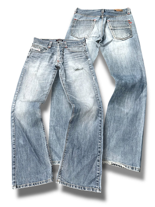 Vintage Diesel Y2K Flared Jeans (L)
