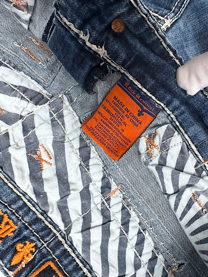 Vintage Rock Revival Y2K Baggy Jeans (L)