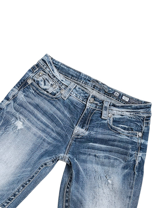 Vintage Miss Me Low Waist Bootcut Damenjeans (M)
