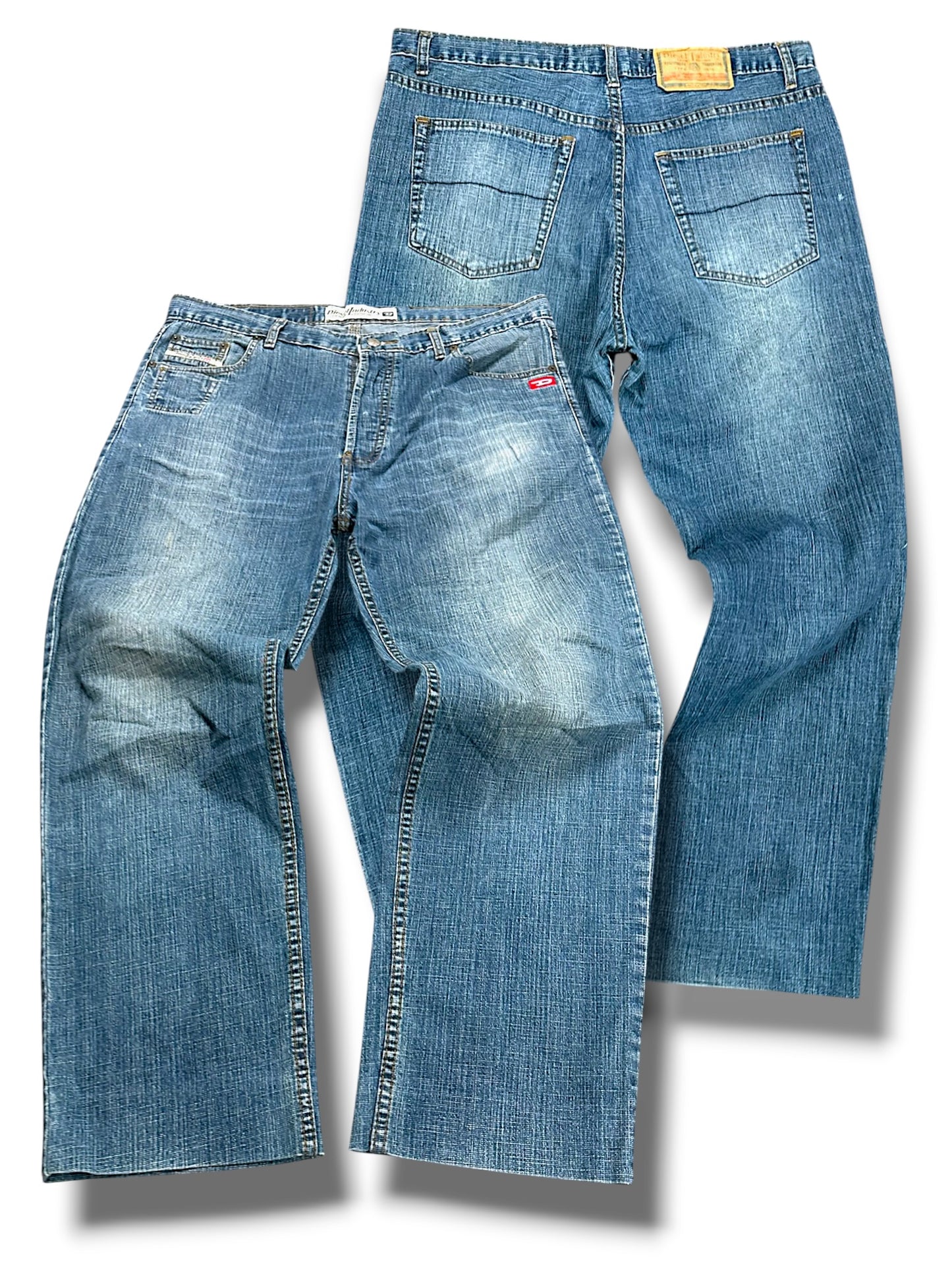 Vintage Diesel Y2K Baggy Jeans (M)