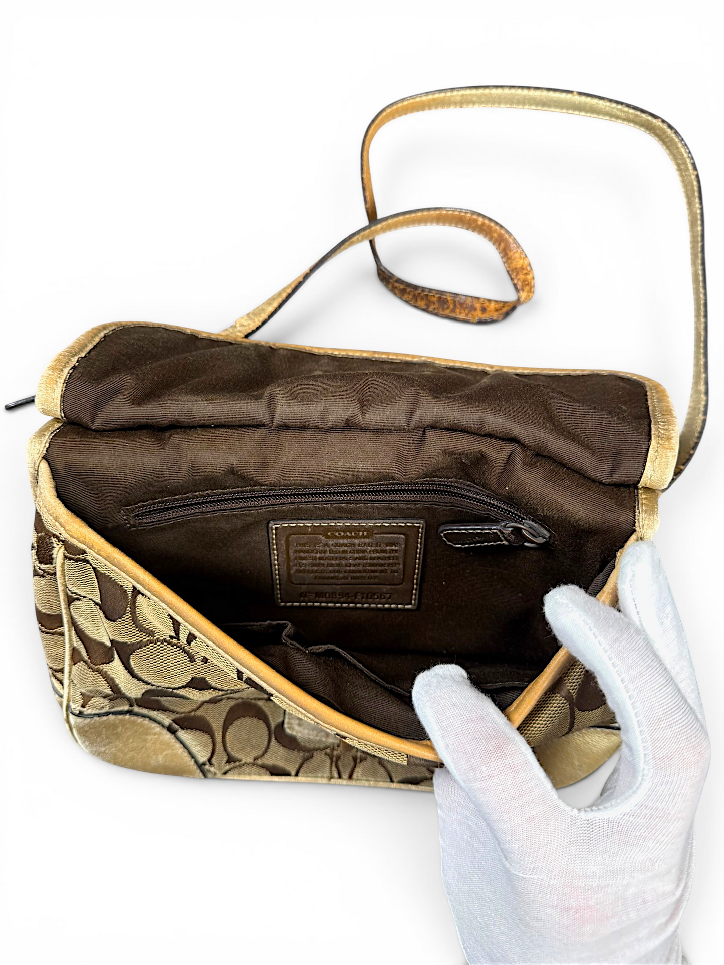 Vintage Coach Y2K Damentasche