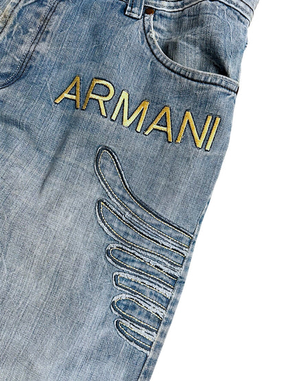 Vintage Armani Y2K Baggy Jeans (L)