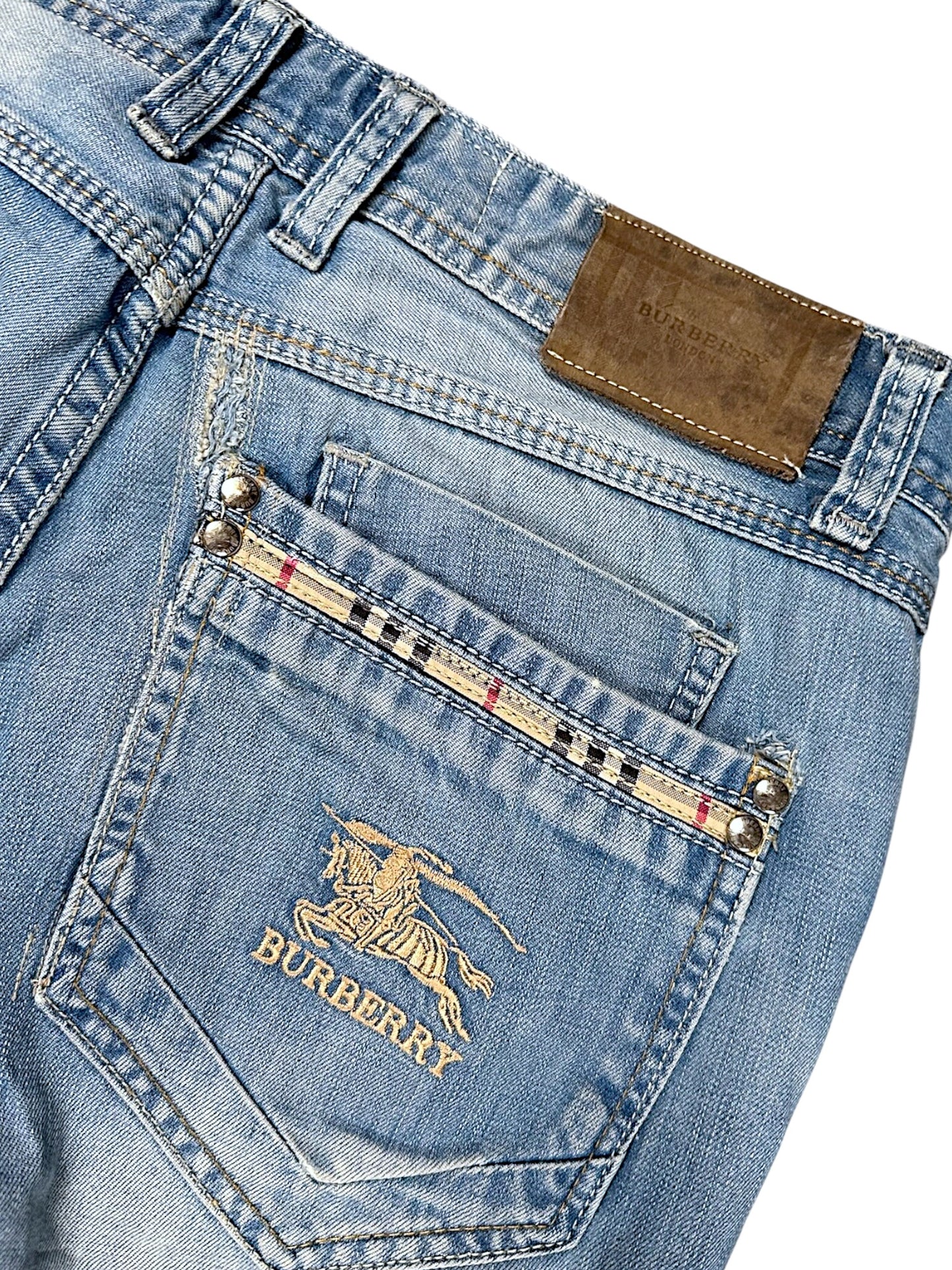 Vintage Burberry Y2K Straight Leg Jeans (L)