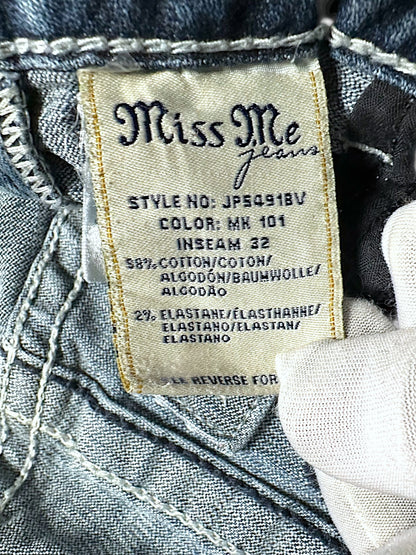 Vintage Miss Me Y2K Low Waist Bootcut / Flared Damenjeans (M)
