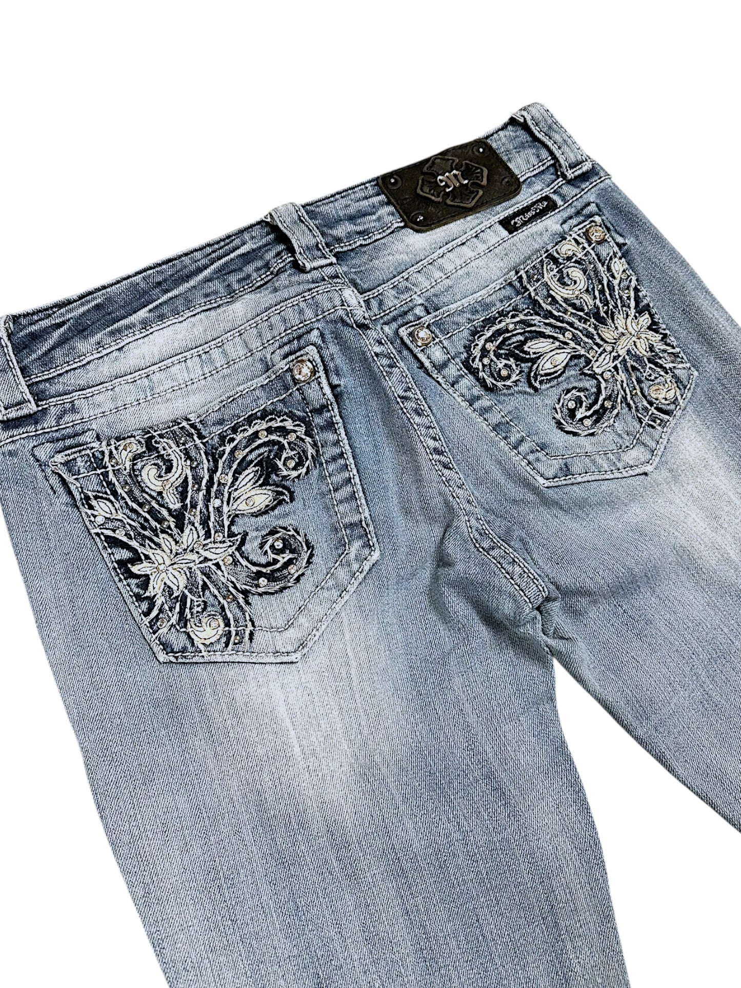 Vintage Miss Me Y2K Low Waist Bootcut / Flared Damenjeans (M)