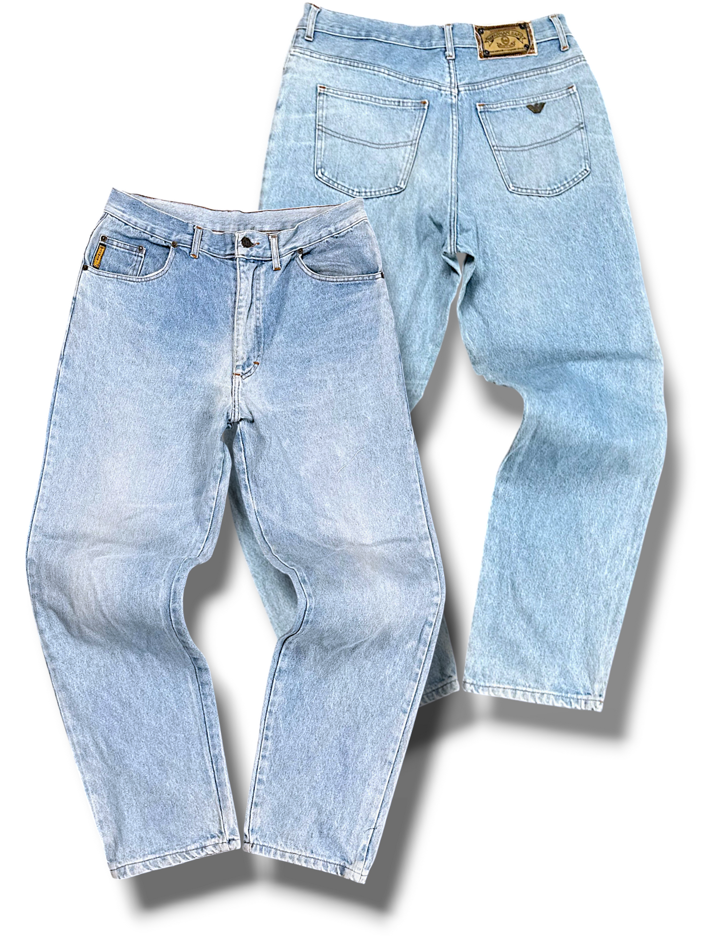 Vintage Armani Straight Leg Jeans (L)