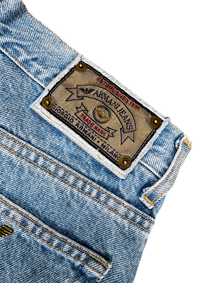 Vintage Armani Straight Leg Jeans (XL)