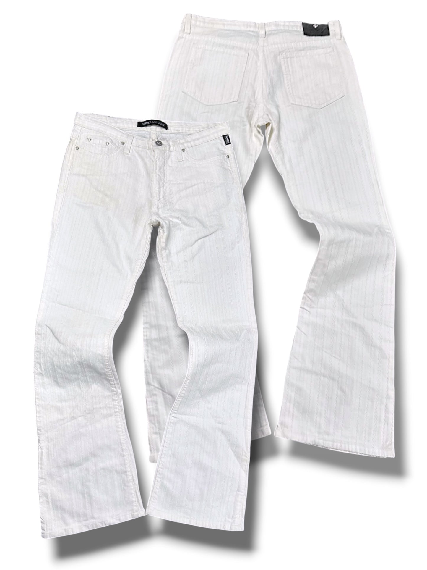 Vintage Versace Y2K Bootcut Damenhose (M)