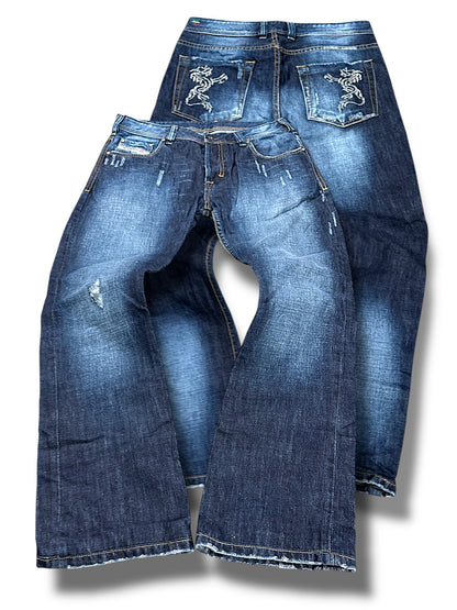 Vintage Diesel Y2K Baggy Jeans (S)