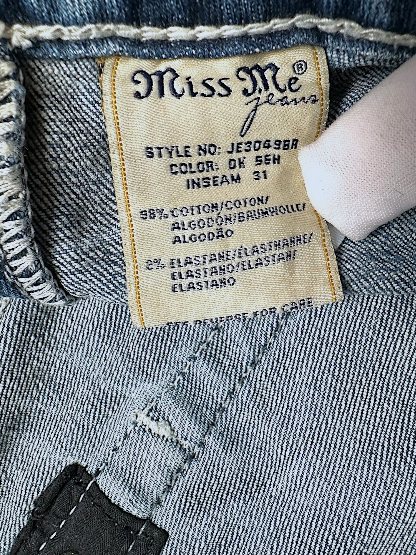 Vintage Miss Me Low Waist Bootcut Damenjeans (M)