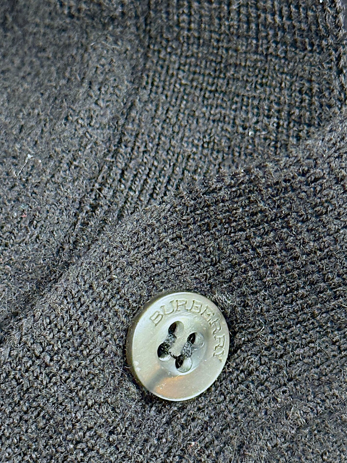 Vintage Burberry Langarm Polo (XS)