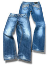 Vintage Miss Me Y2K Straight Leg Damenjeans (M)