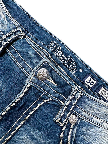 Vintage Miss Me Y2K Low Waist Bootcut Damenjeans (S)