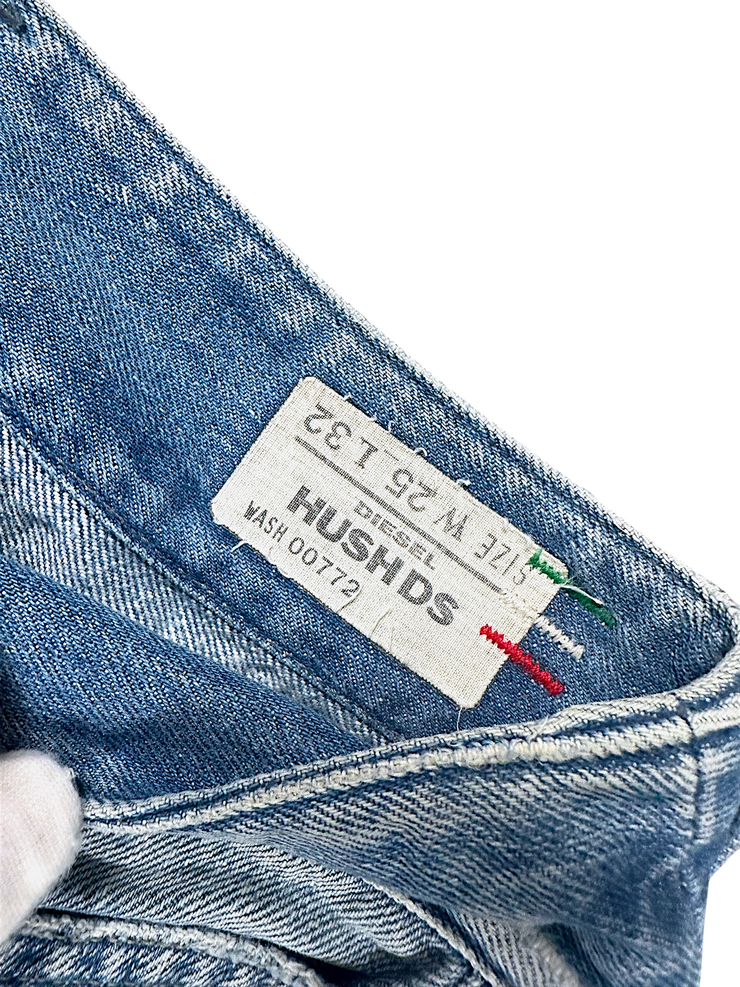 Vintage Diesel Low Waist Bootcut / Flared Damenjeans „HUSHDS“ (S)