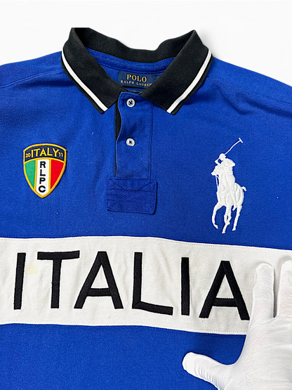 Vintage Ralph Lauren Y2K „Italia“ Polo (XL)