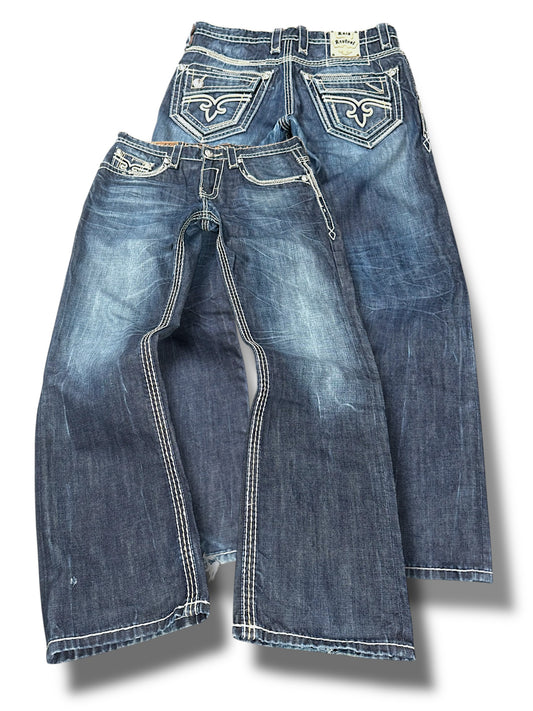 Vintage Rock Revival y2k Jeans (L)