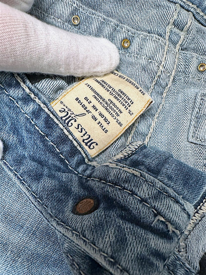Vintage Miss Me Y2K Low Waist Bootcut Damenjeans (M)