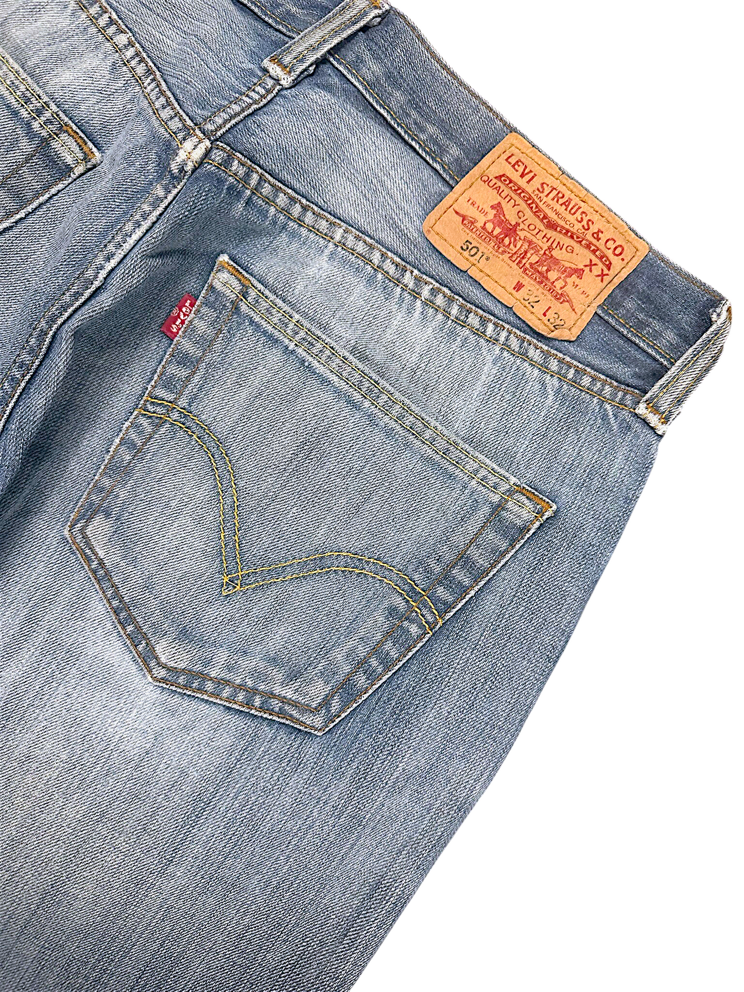 Vintage Levi’s Y2K Straight Leg Jeans „501“ (M)