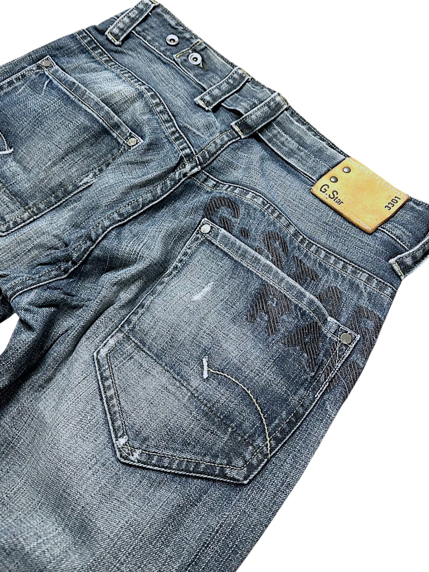 Vintage Y2K G-Star Baggy Jeans (S)