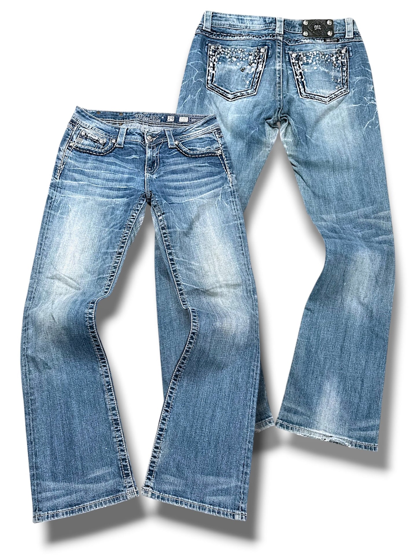 Vintage Miss Me Y2K Bootcut / Flared Damenjeans (L)