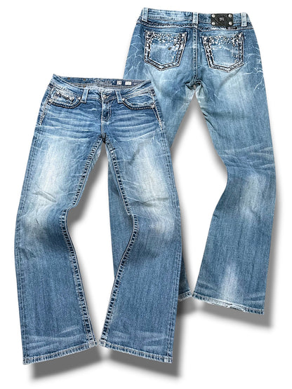 Vintage Miss Me Y2K Bootcut / Flared Damenjeans (L)