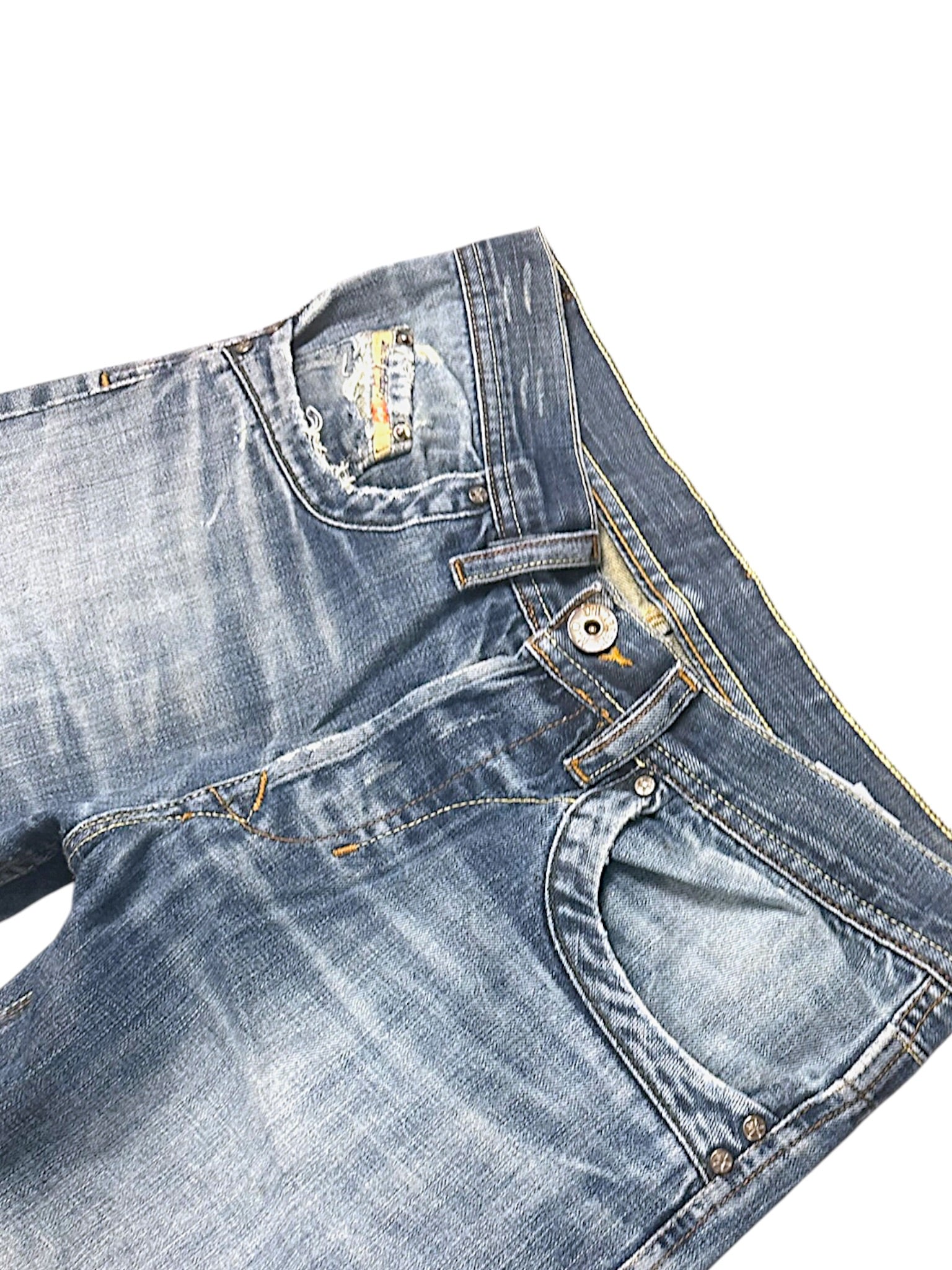 Vintage Diesel Y2K Flared Jeans (M)