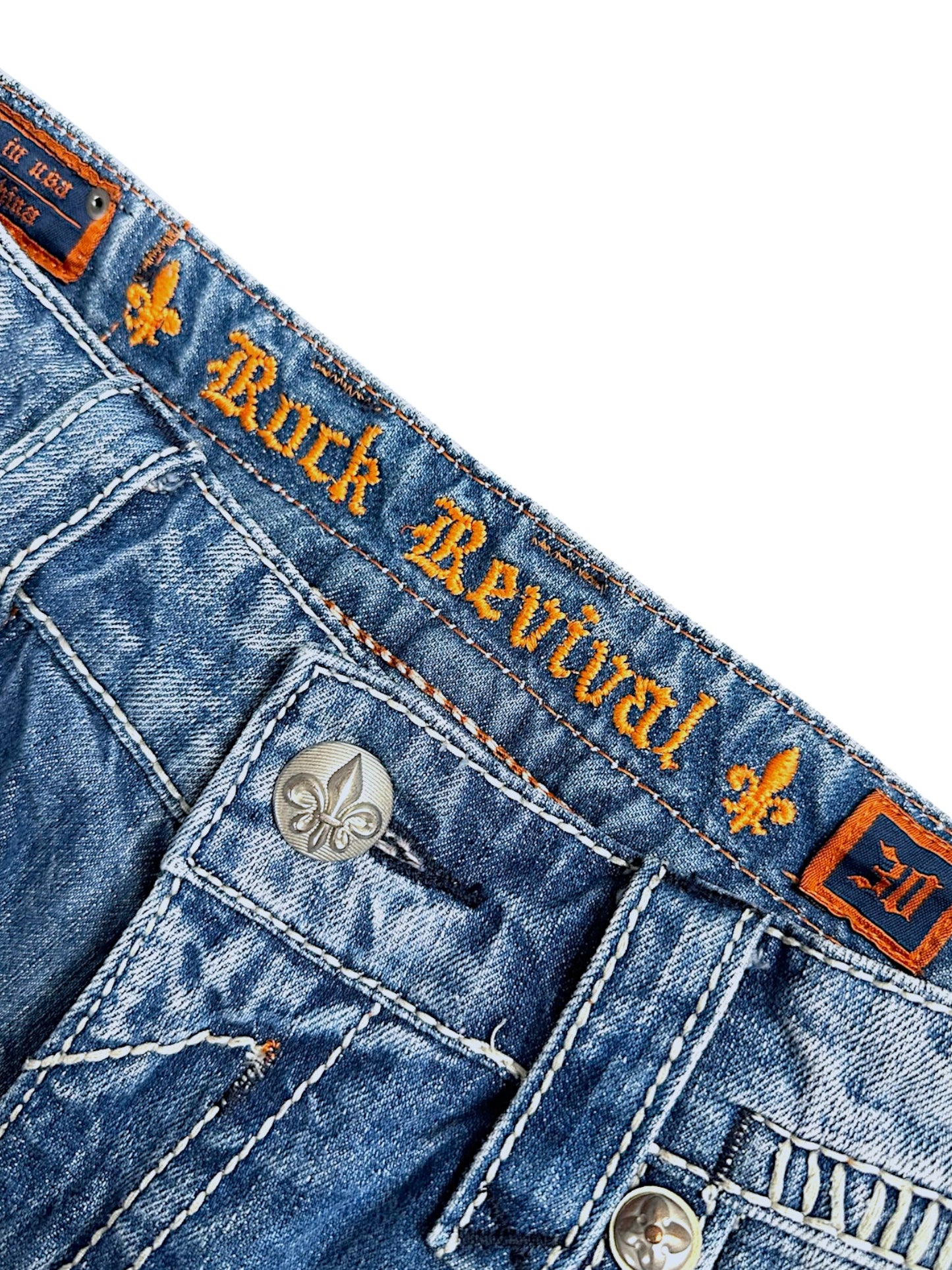 Vintage Rock Revival y2k Jeans (M)