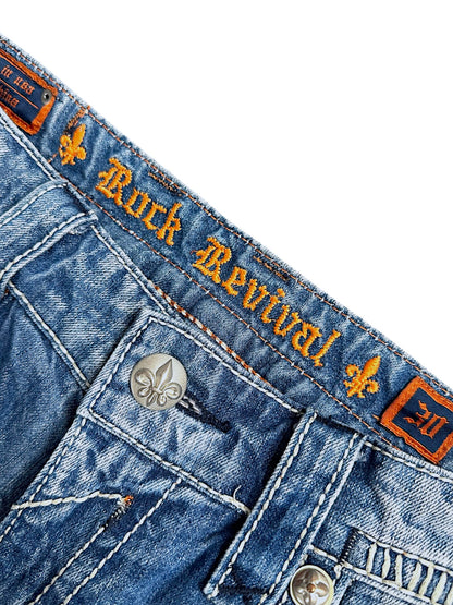 Vintage Rock Revival y2k Jeans (M)