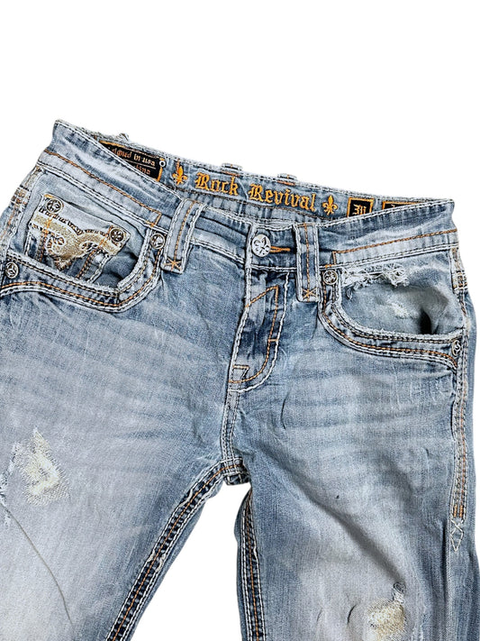 Vintage Rock Revival y2k Jeans (M)